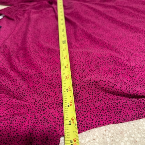 Apt 9 Pink & Black Speckles Long Sleeve Blouse with Tank Top Attached. - Picture 14 of 16